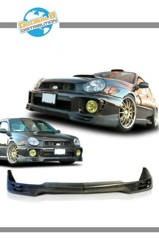 Roane Concepts Urethane Front Bumper Lip for 2002-2003 Impreza WRX Sedan STI V2 Style