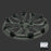 Roane Venom Edition Universal 15" Black & Silver Snap On Hub Caps - Set of 4