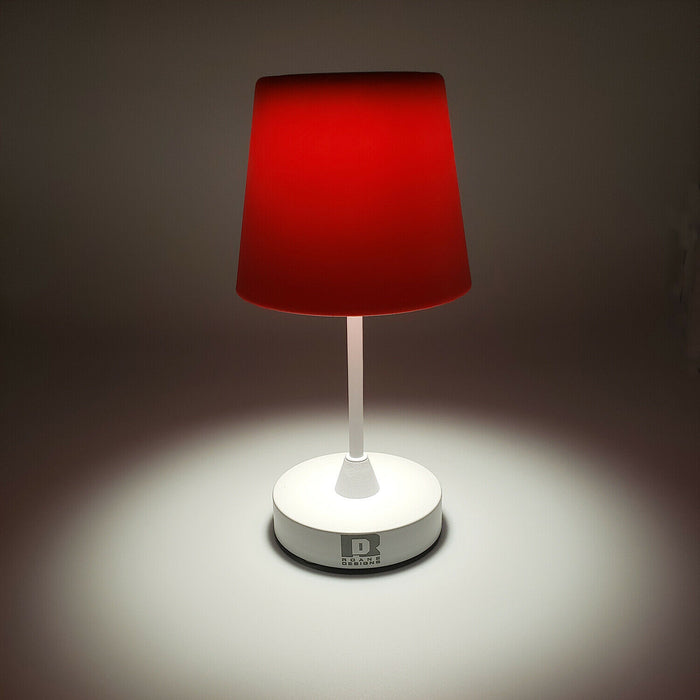 Roane LED Rechargeable Wireless 3 Steps Table Lamp for indoor and outdoor - Red