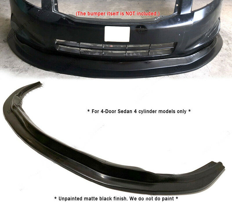 Roane Concepts Urethane Front Bumper Lip for 2008-2010 Honda Accord V4 4Dr MDA Style