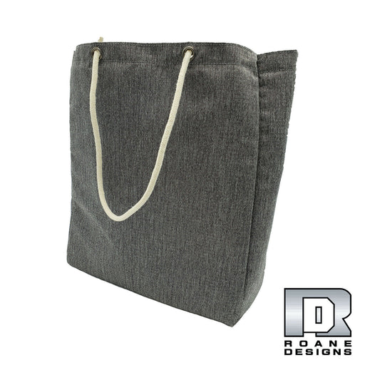 Roane Design Gray Collection Small Tote Bag 13" (L) x 15" (H) x 4 3/4" (W)