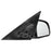 Roane Concepts Replacement Right Passenger Side Door Mirror (HY1321149) for 2006-2010 Hyundai Sonata, Power, Non-Heated, Black