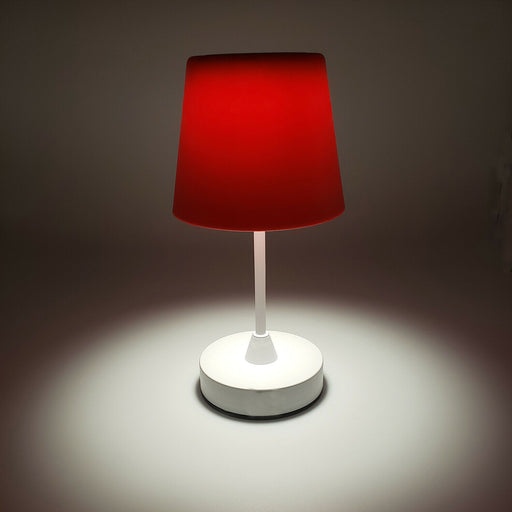 Roane LED Rechargeable Wireless 3 Steps Table Lamp for indoor and outdoor - Red