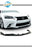 Urethane Front Bumper Lip for 2013-2015 Lexus GS350 F-Sport SK Style