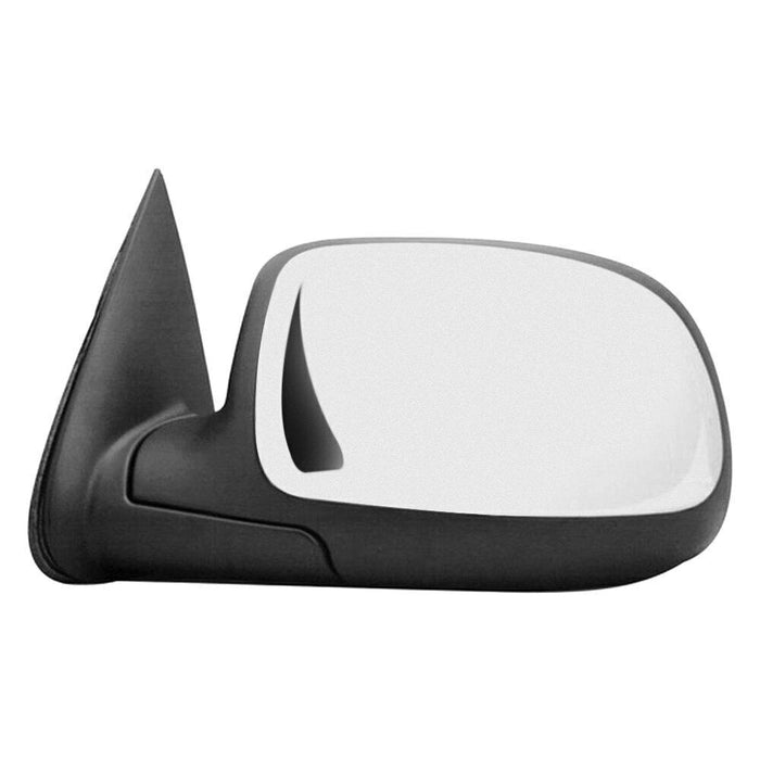Roane Concepts Replacement Left Driver Side Door Mirror (GM1320208) for 1999-2006 Chevrolet Chevy Silverado GMC Sierra, 2000-2006 Suburban, Tahoe, Yukon, XL, Chrome Manual Non-Heated