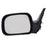 Roane Concepts Replacement Left Driver Side Door Mirror (TO1320167) for 2002-2006 Toyota Camry, Power, Non-Heated, Black