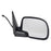 Roane Concepts Replacement Right Passenger Side Door Mirror (GM1321249) for 2000-2002 Cadillac Escalade Chevy Avalanche Suburban Tahoe GMC Yukon XL, Black, Power, Heated