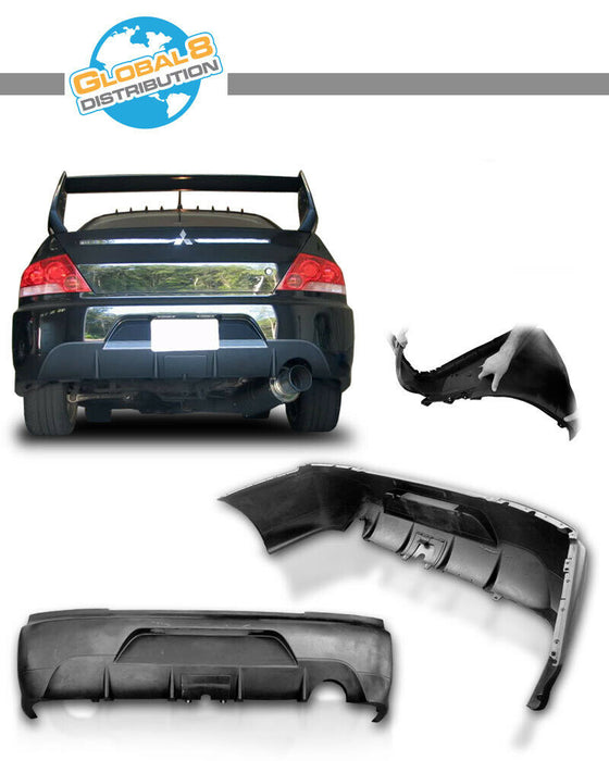 Roane Concepts Urethane Rear Bumper Cover for 2003-2007 Mitsubishi Lancer EVO8 JDM MR