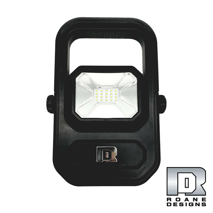 Roane Designs Rechargeable Portable LED Work Light / Lamp with USB port to recharge Phones/Electronic Devices