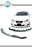 Roane Concepts Polyurethane Front Bumper Lip for 2011-2013 Lexus IS250 / IS350 P-Magic