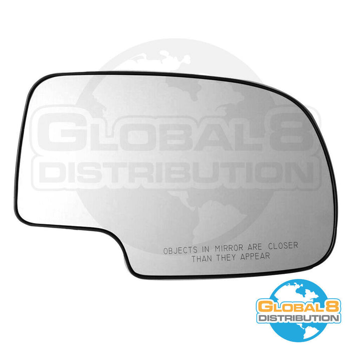 Passenger Side Replacement Glass with Backing Plate for Chevrolet Silverado, Suburban, Tahoe; GMC Sierra, Yukon