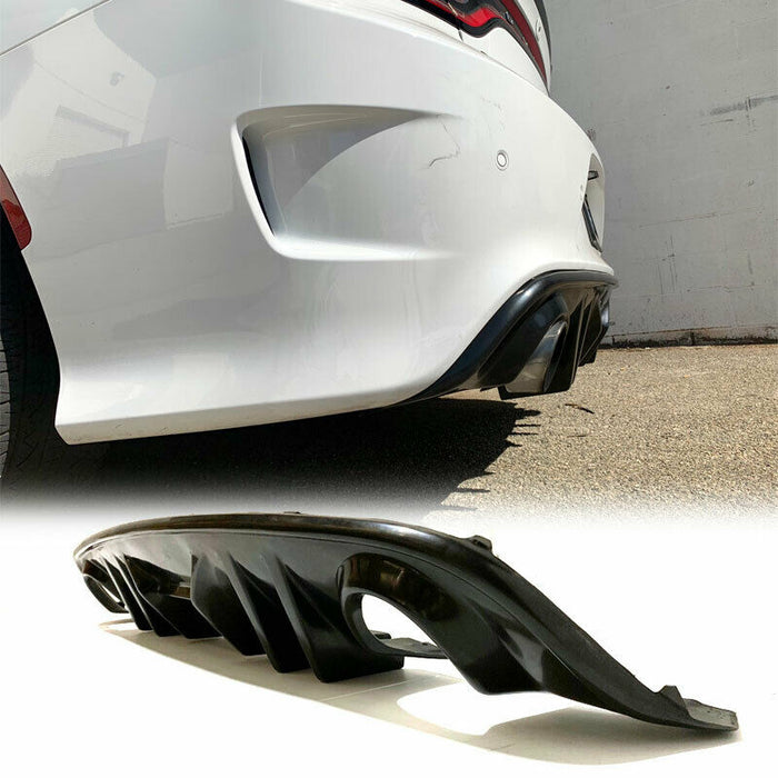 Roane Concepts Urethane Rear Bumper Diffuser Lip for 2015-19 Dodge Charger V2 Style