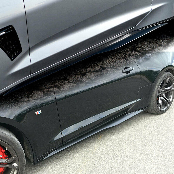 Roane Concepts Urethane Side Skirts for 2016-2019 Chevy Camaro ZL1 Style Extension