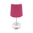 Roane LED Rechargeable Wireless Table Lamps for indoor and outdoor - Pink (Pair)