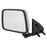 Roane Concepts Replacement Left Driver Side Door Mirror (NI1320109) for 1986-1997 Nissan Pickup, Manual, Chrome