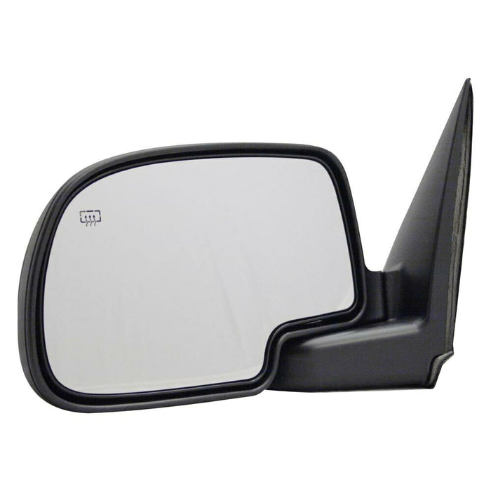 Replacement Left Driver Side Door Mirror (GM1320249) for 2000-2002 Cadillac Escalade Chevy Avalanche Suburban Tahoe GMC Yukon XL, Black, Power, Heated