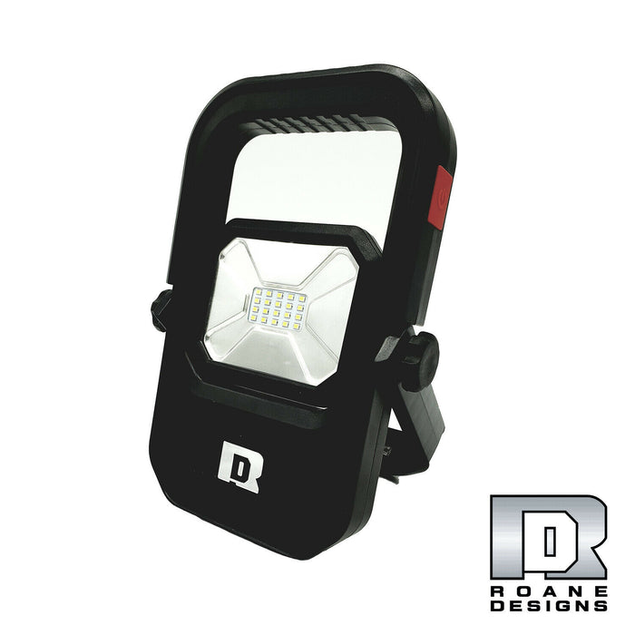 Roane Designs Rechargeable Portable LED Work Light / Lamp with USB port to recharge Phones/Electronic Devices